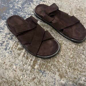 Todd Snyder Dark Brown Men's Sandals